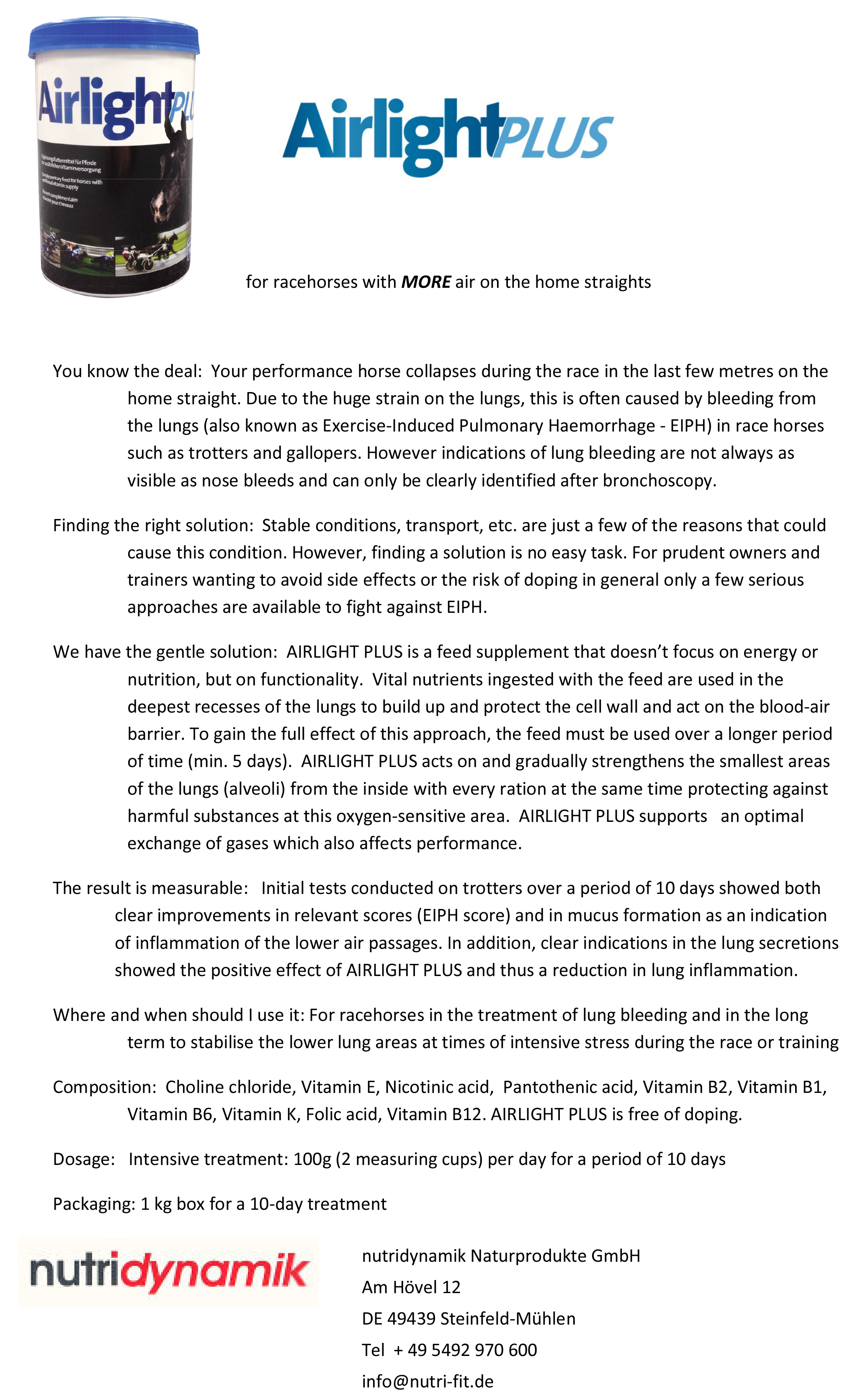 information sheet