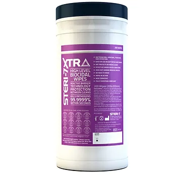 tub of wipes